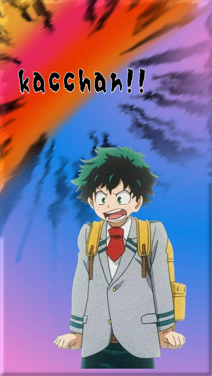 Deku Cute Kacchah Wallpaper