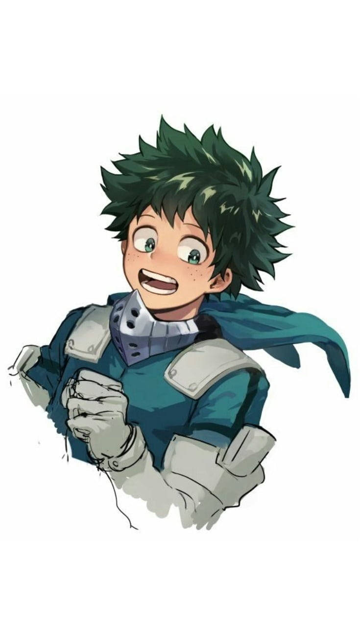 Deku Cute Plain Wallpaper