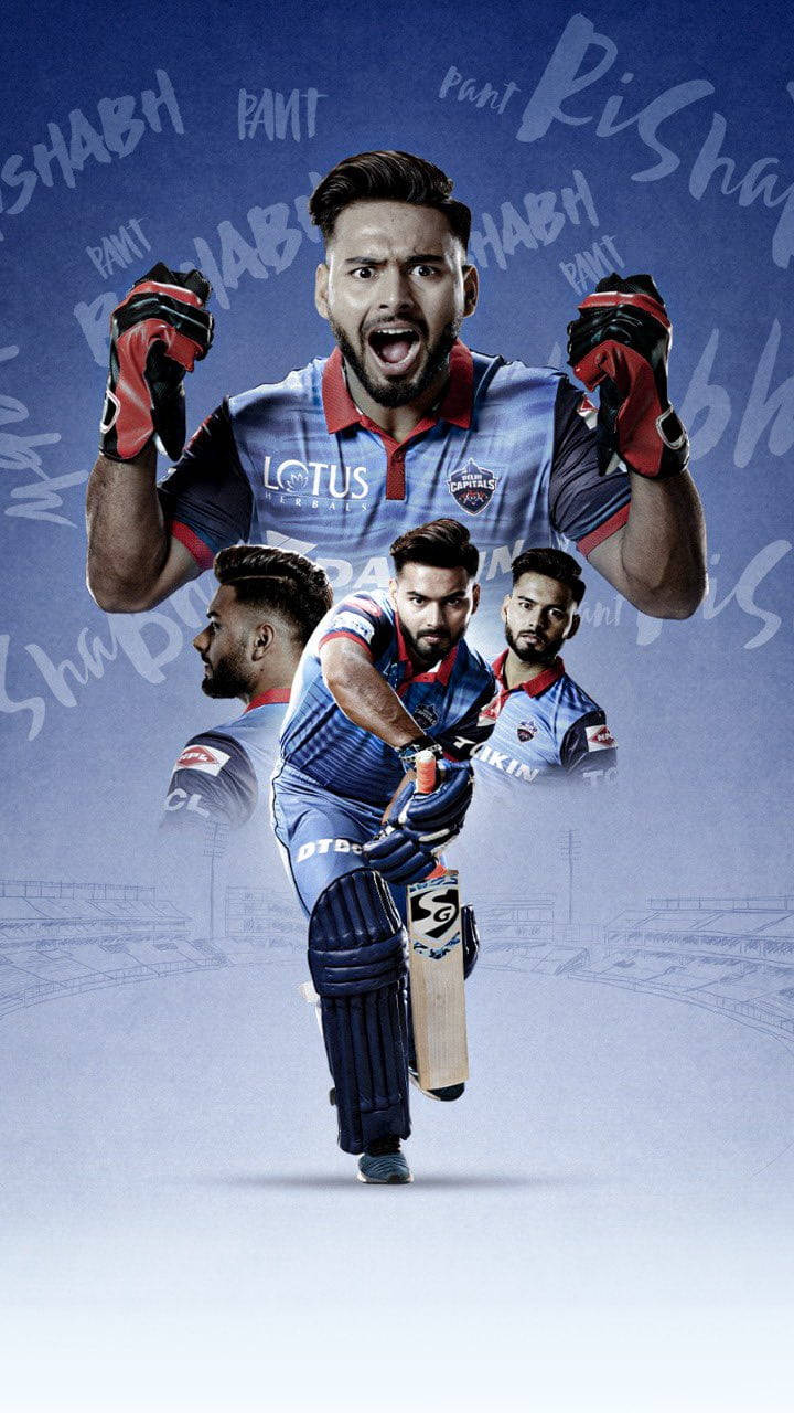 Delhi Capitals Creative Photo Wallpaper