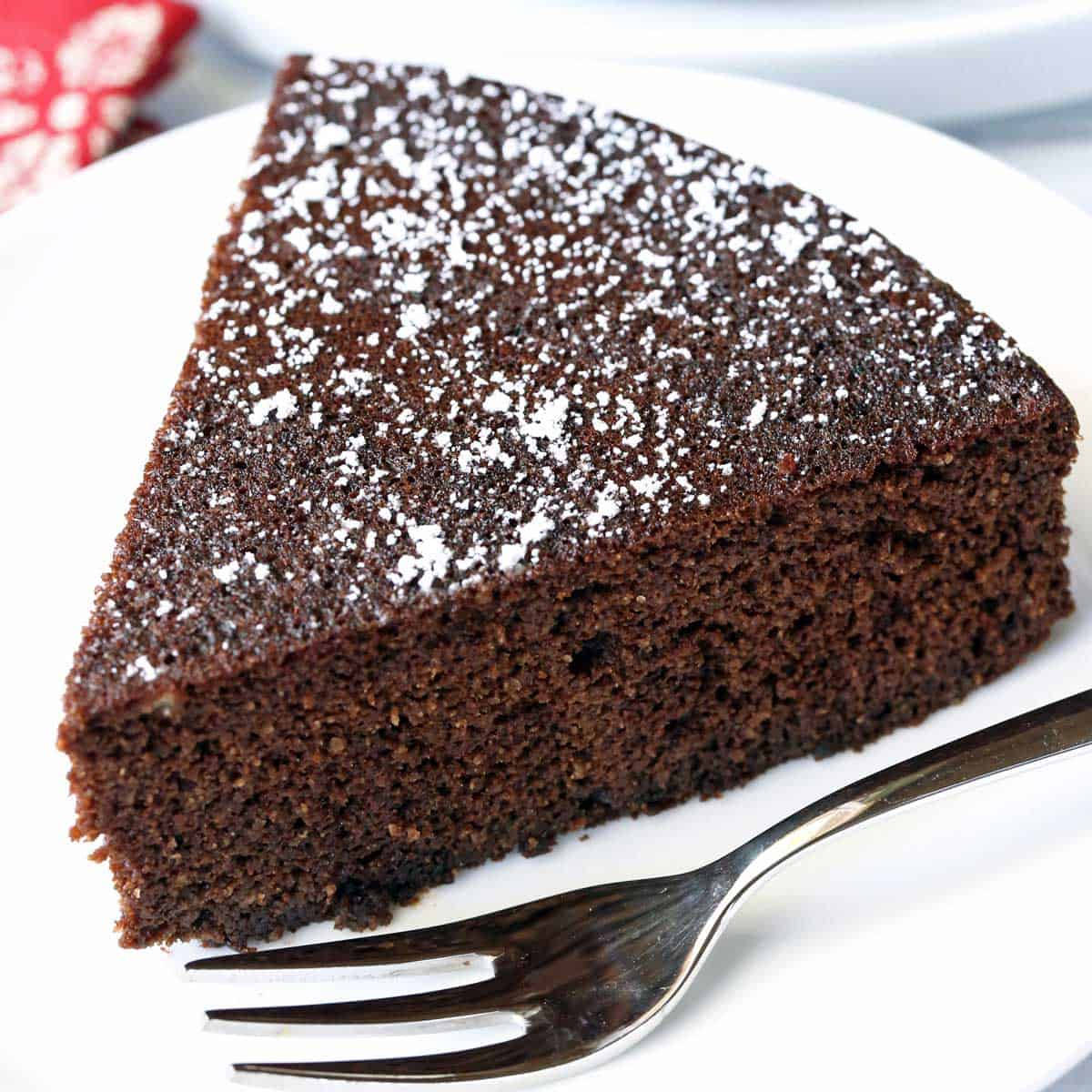 Delicious And Fluffy Almond Flour Chocolate Cake Wallpaper