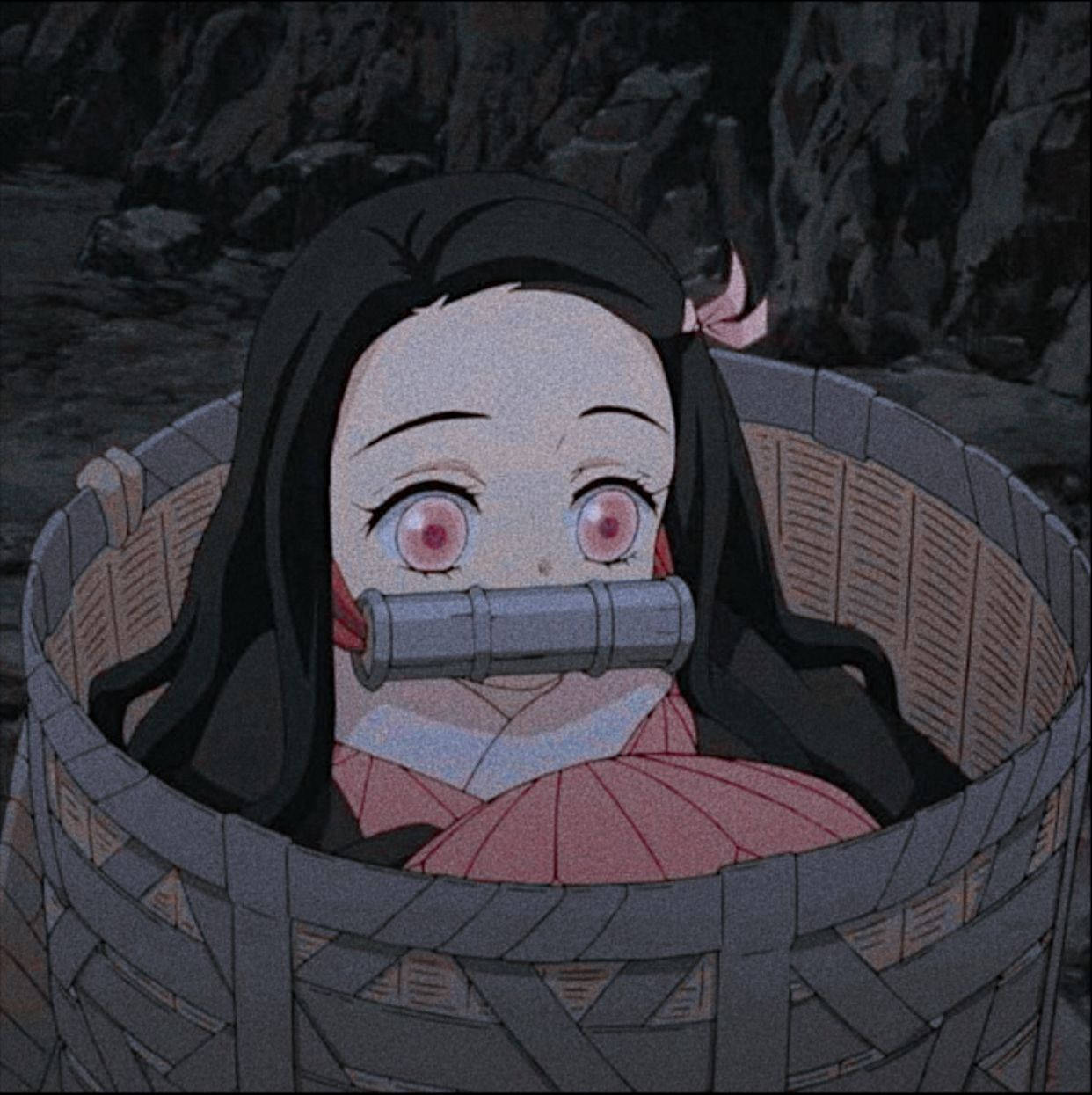 Demon Slayer Nezuko Cute Eyes Wallpaper