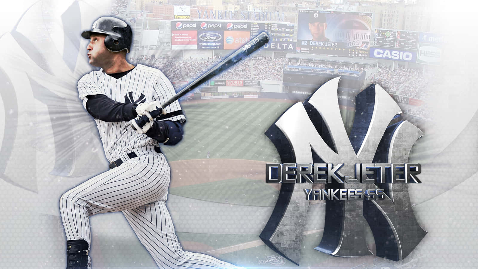 Derek Jeter Taking The Bat Wallpaper