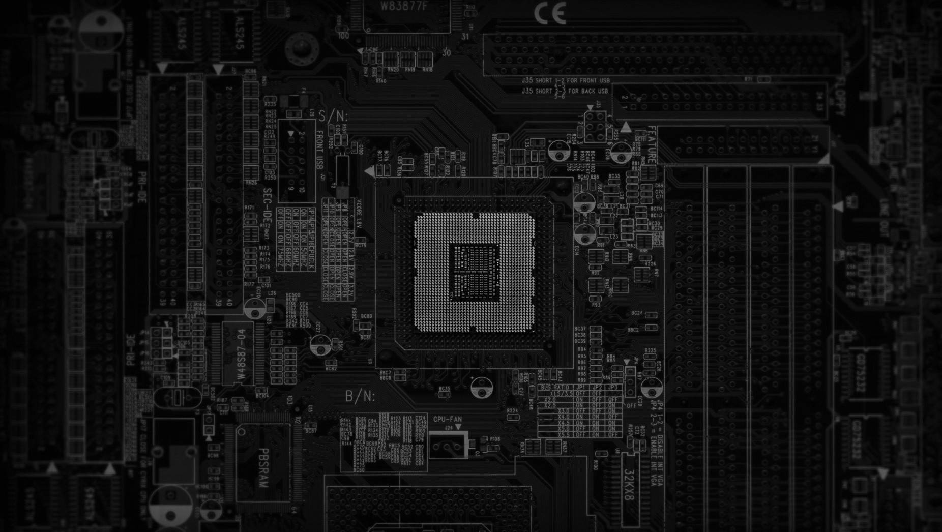 Desktop Computer Motherboard Wallpaper