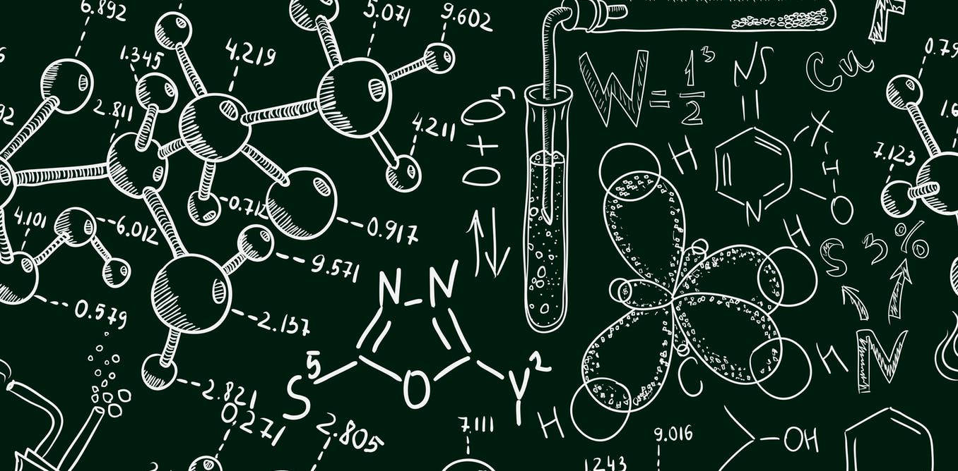 Detailed Chemical Bonding Diagram Wallpaper