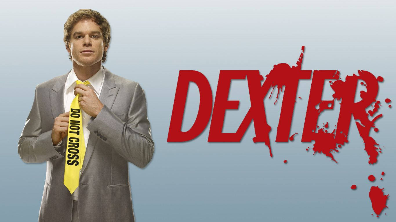 Dexter Michael C. Morgan In Unique Yellow Tie Wallpaper