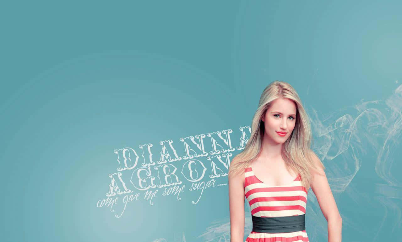 Dianna Agron Posing For A Photoshoot Wallpaper