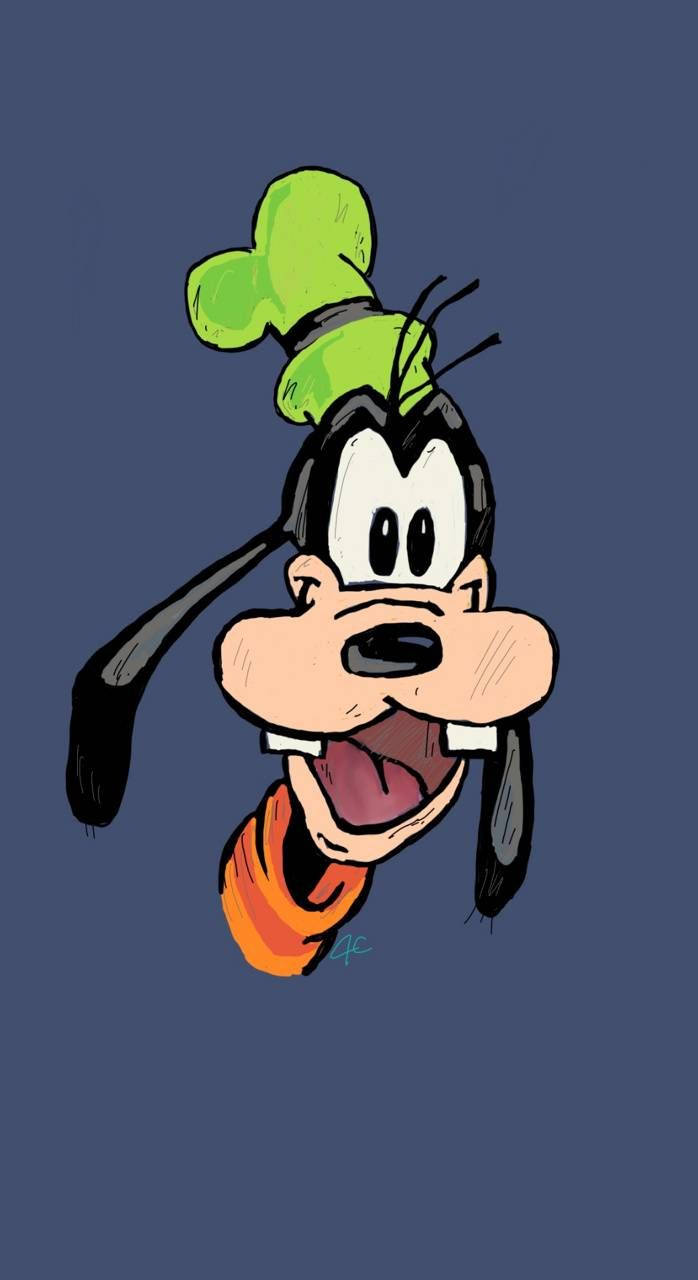 Digital Pencil Art Goofy Wallpaper