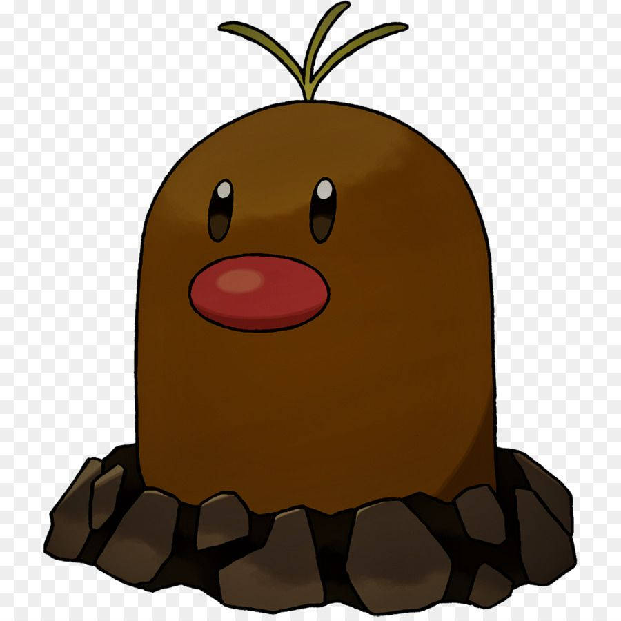 Diglett Alola Form Buried In Soil Wallpaper