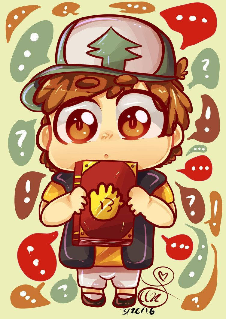 Dipper Pines Chibi Art Wallpaper