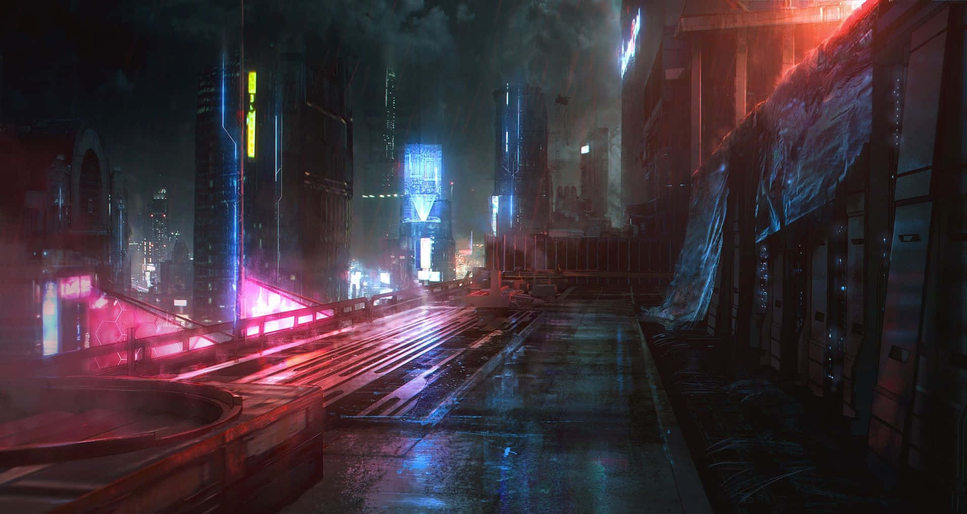 Discover The Futuristic Cityscape Of Tokyo Wallpaper