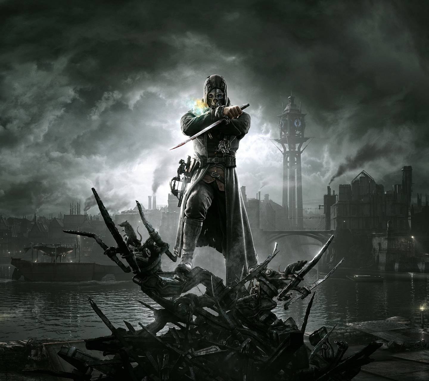 Dishonored 2 Corvo Attano In Dunwall Wallpaper