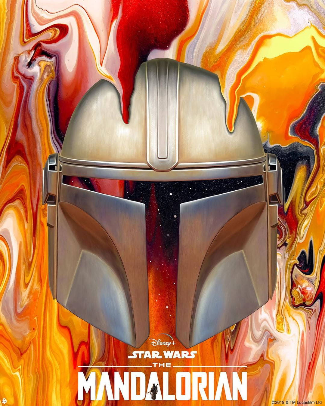 Disney Plus Mandalorian Helmet Wallpaper