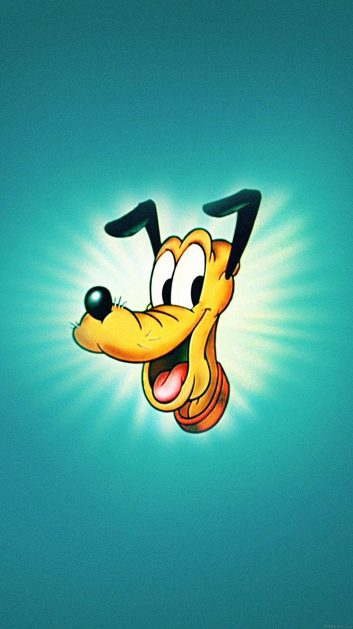 Disney Pluto Green Portrait Wallpaper