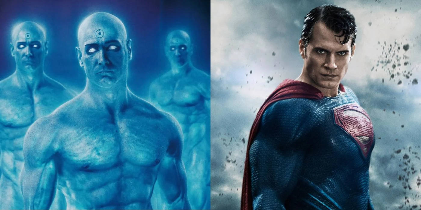 Doctor Manhattan Billy Crudup Superman Henry Cavill Wallpaper