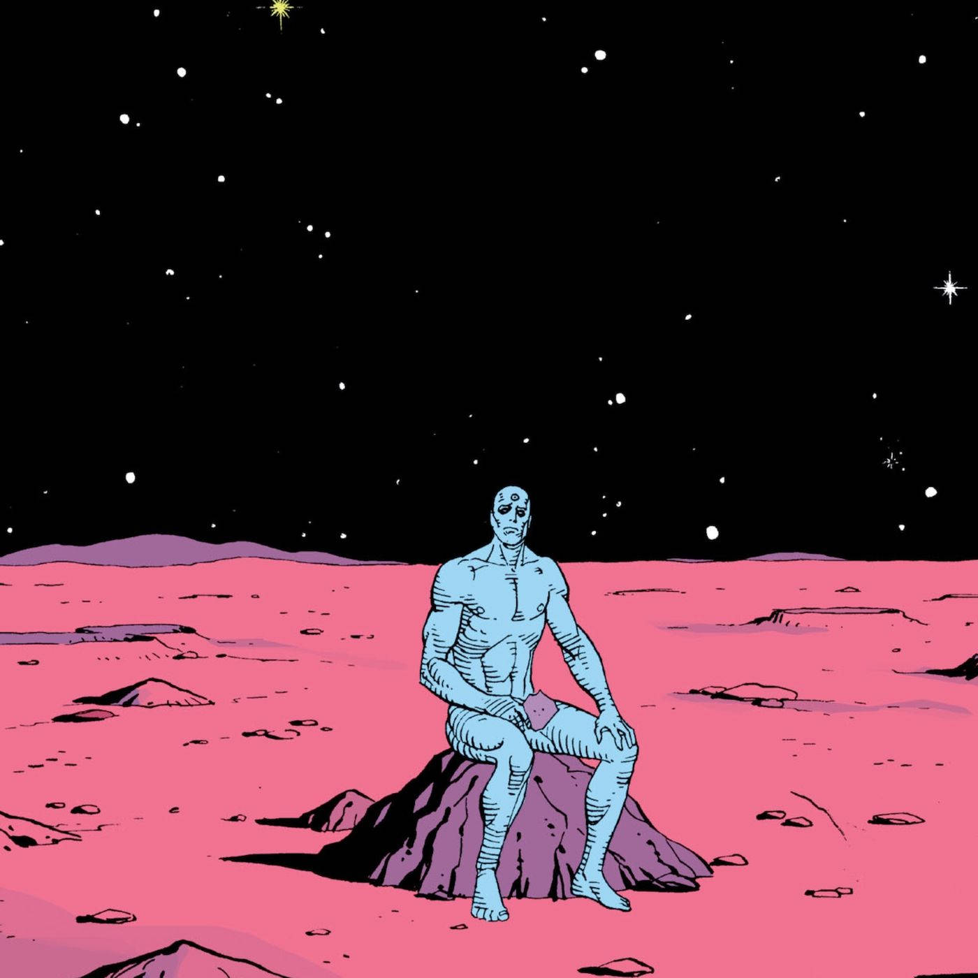 Doctor Manhattan On Mars Wallpaper