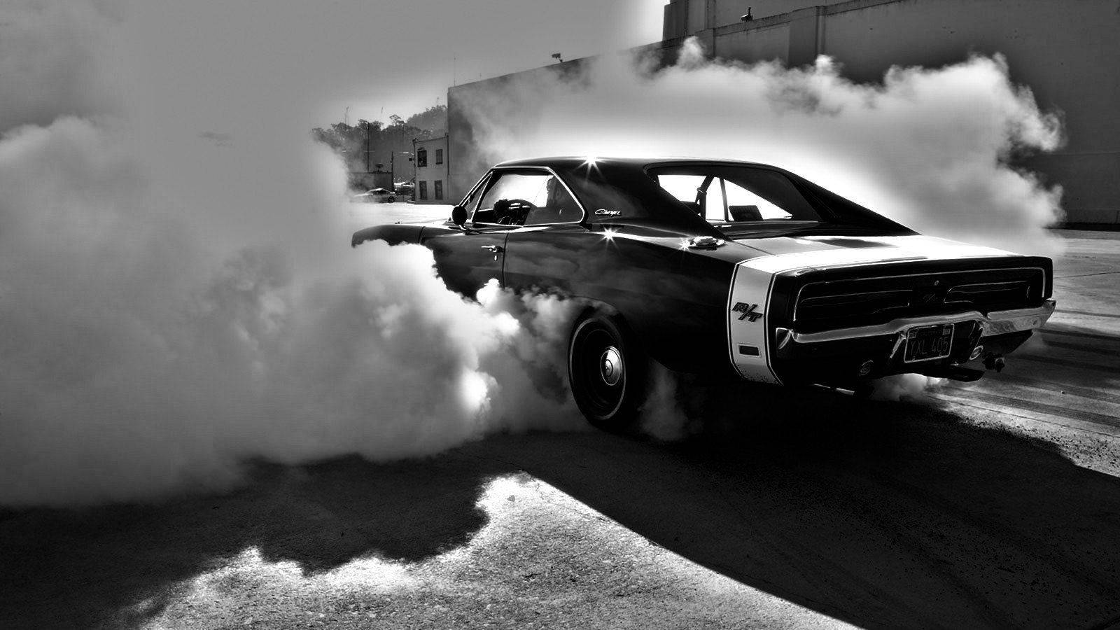 Dodge Charger Daytona Grayscale Effect Wallpaper