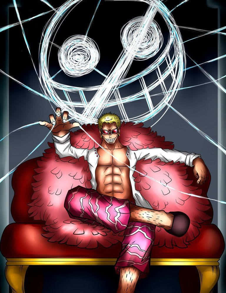 Doflamingo Unleashing Power Wallpaper