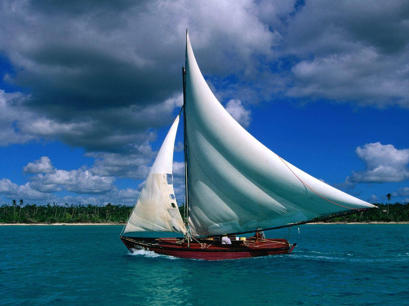 Dominican Republic Sailboat Wallpaper