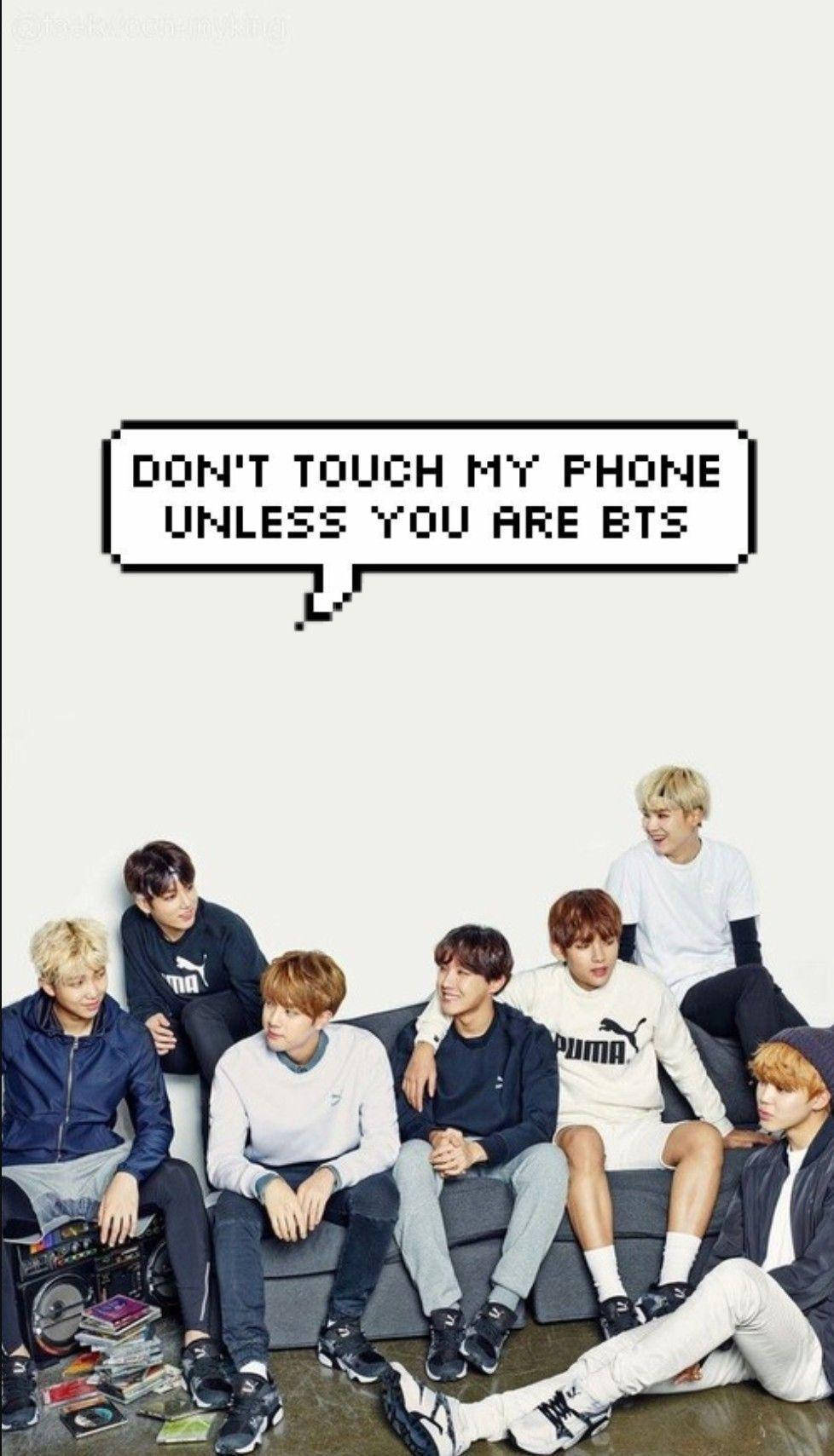 Don’t Touch Phone Lockscreen Bts Wallpaper