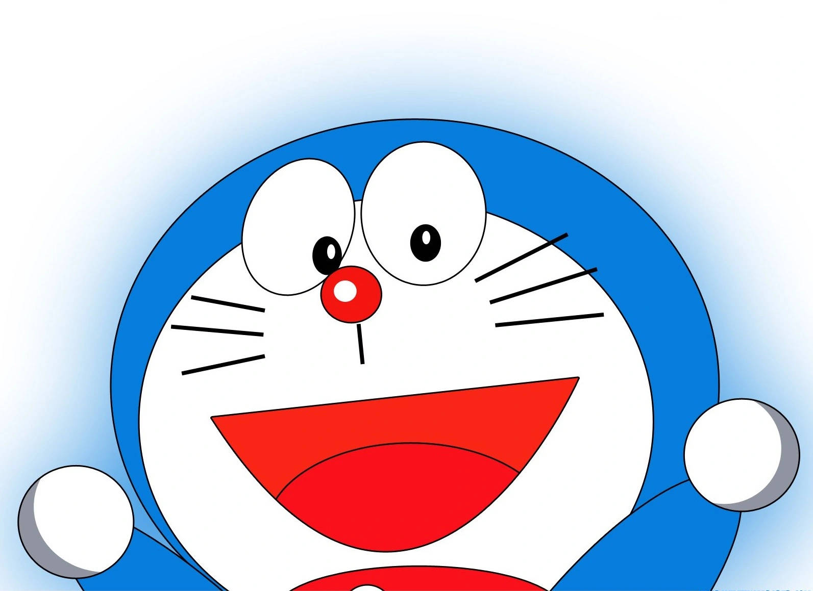 Doraemon Smiling Wide 4k Wallpaper