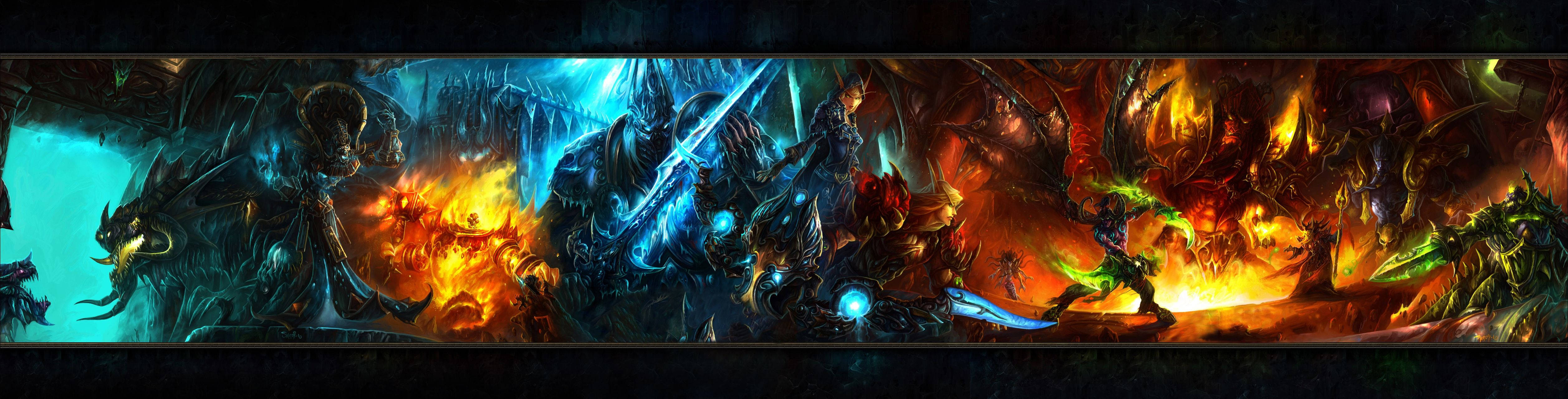 Dota 2 Gaming Dual Screen Wallpaper