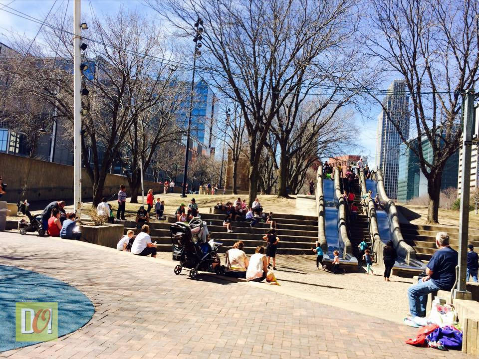 Downtown Omaha Playground Wallpaper