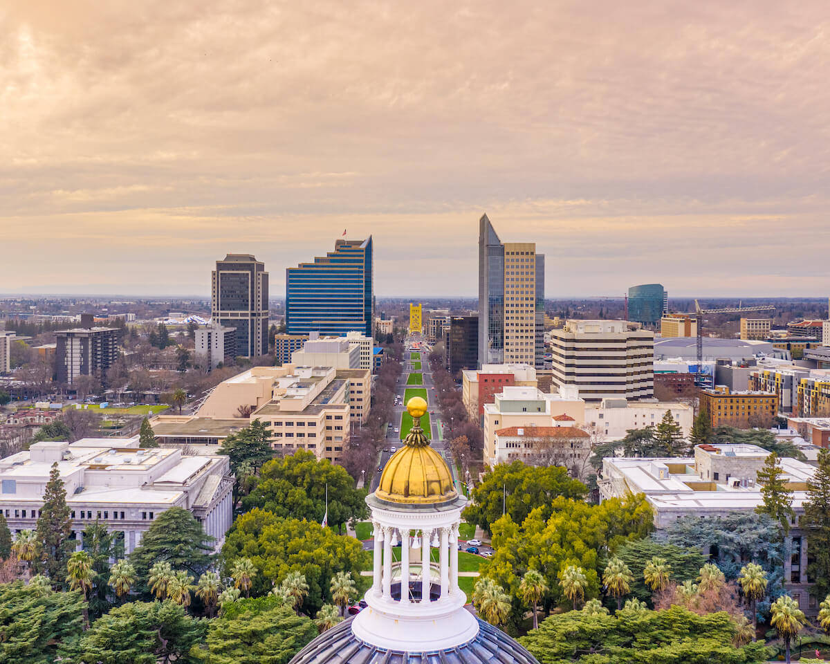 Downtown Sacramento View Wallpaper