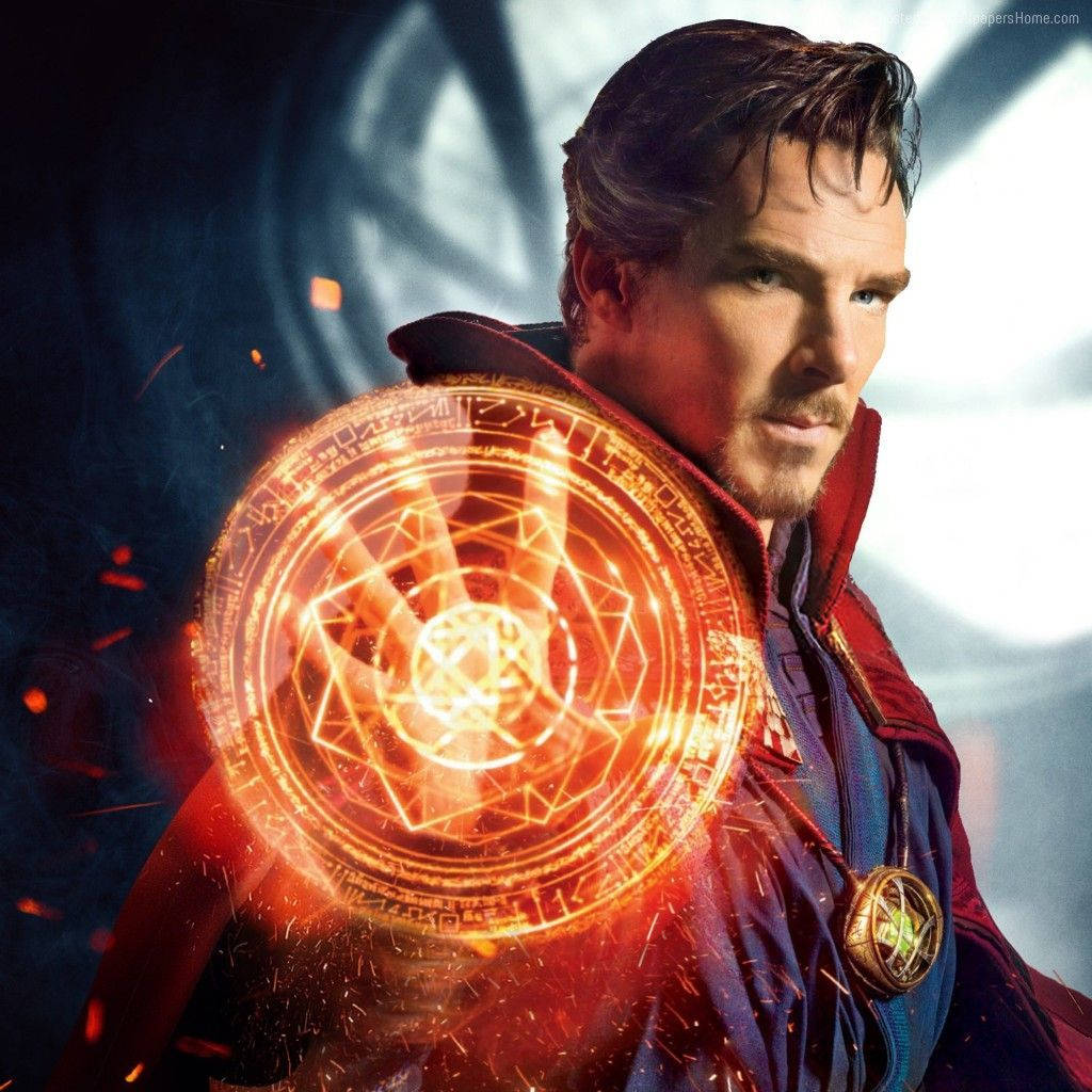 Dr Strange Hand Glowing Shield Wallpaper