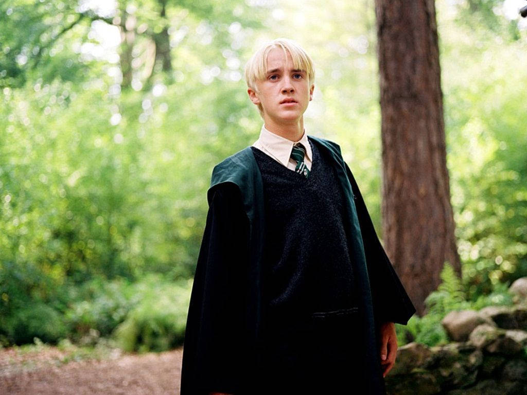 Draco Malfoy Boyish Aesthetic Wallpaper