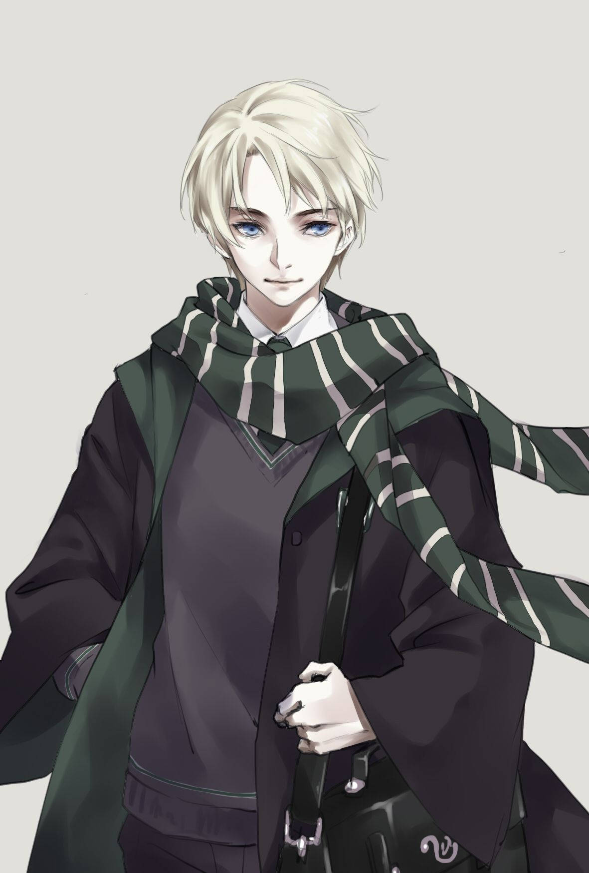 Draco Malfoy Fanart Anime Aesthetic Wallpaper