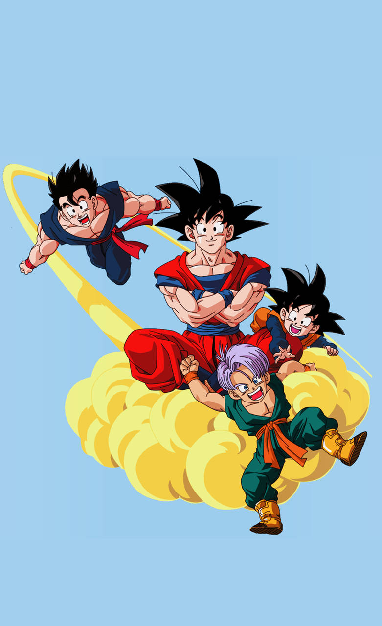 Dragon Ball Goten On A Cloud Wallpaper