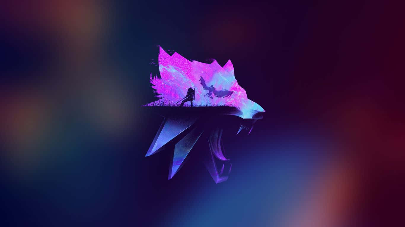 Dragon Head 1366x768 Minimalist Wallpaper