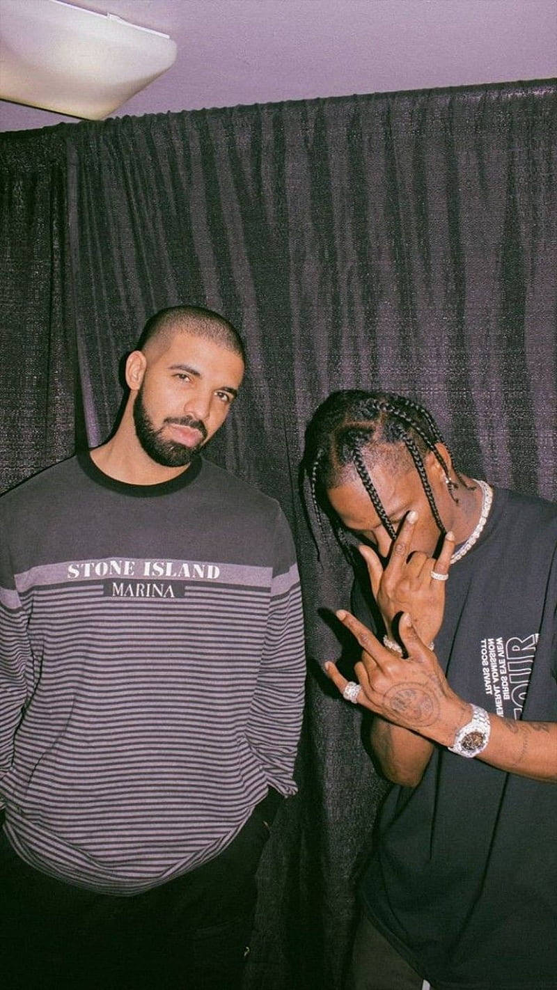 Drake And Travis Scott Aesthetic Wallpaper