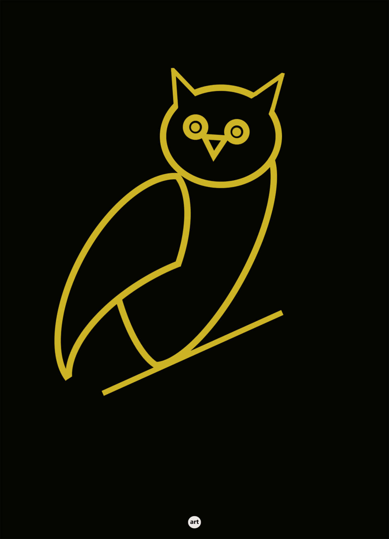 Drake’s Ovo Owl Icon Iphone Wallpaper Wallpaper