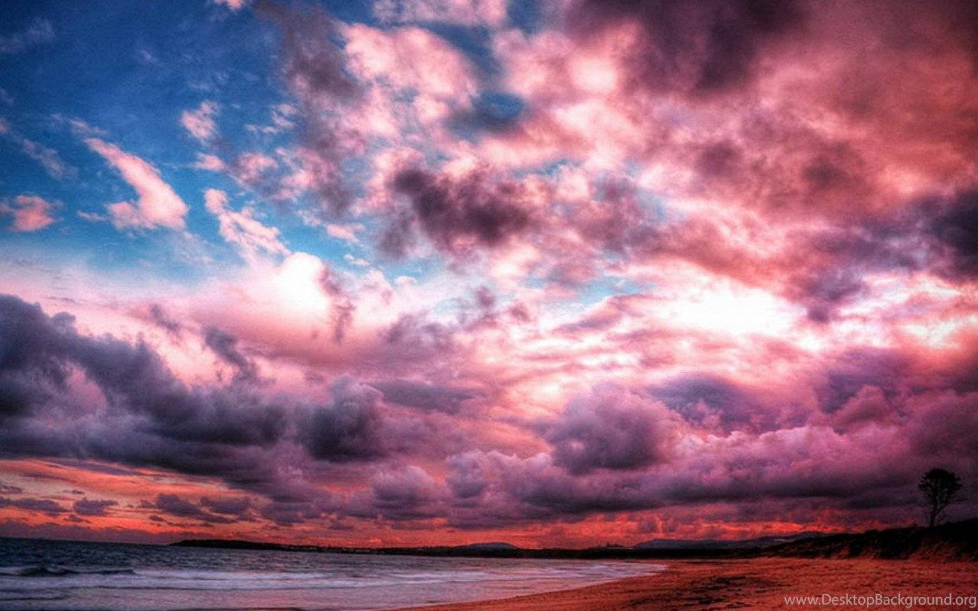 Dramatic Pink Cloud Wallpaper