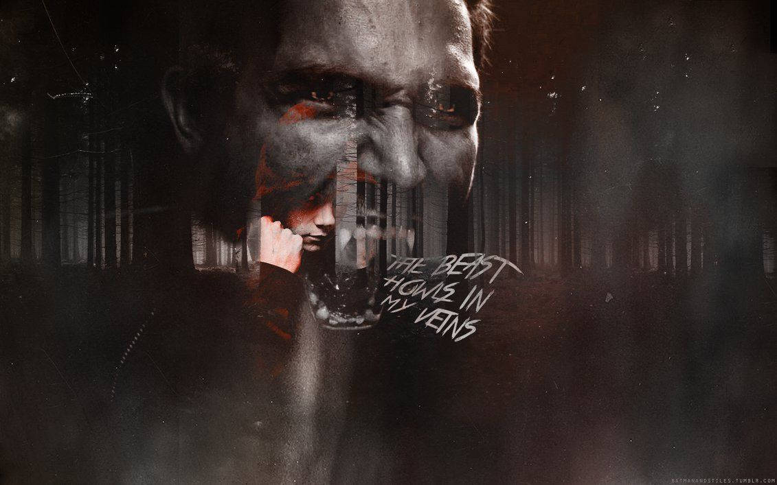 Dramatic Portrait Of Teen Wolf's Scott Mccall Wallpaper