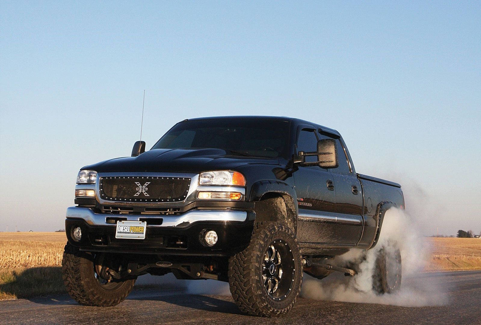 Drifting Black Duramax Wallpaper