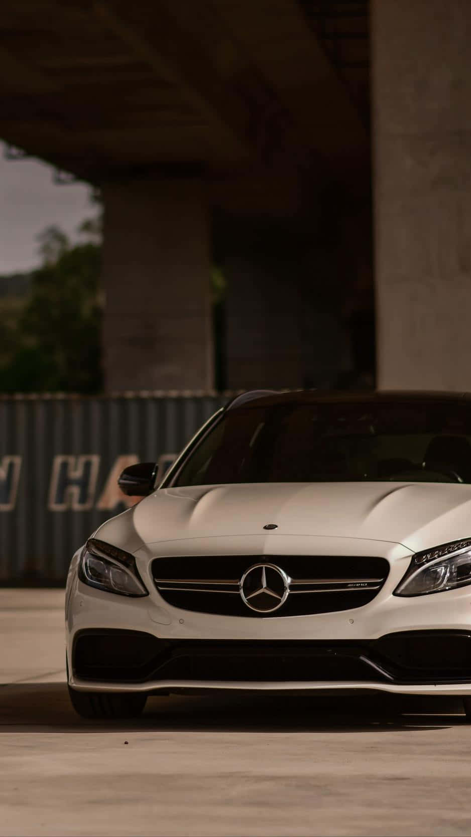 Drive Your Digital Life In Style With The Mercedes Benz Iphone Wallpaper