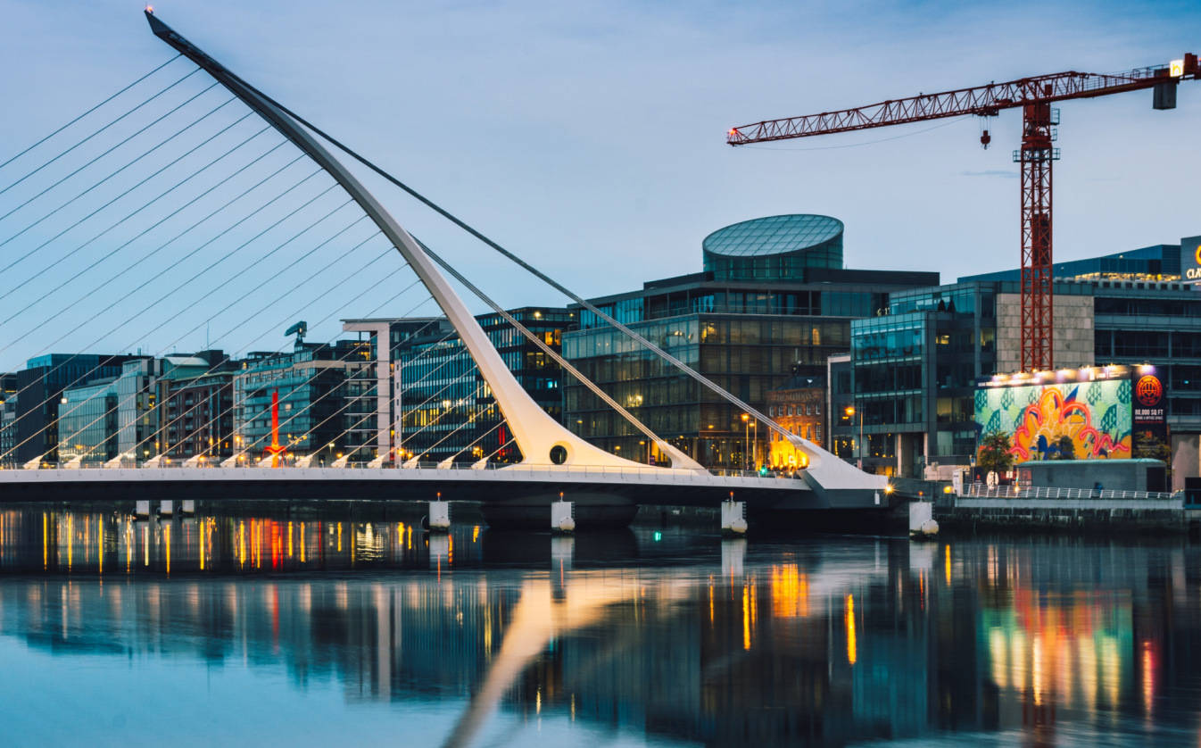 Dublin Harp Bridge Cool Wallpaper