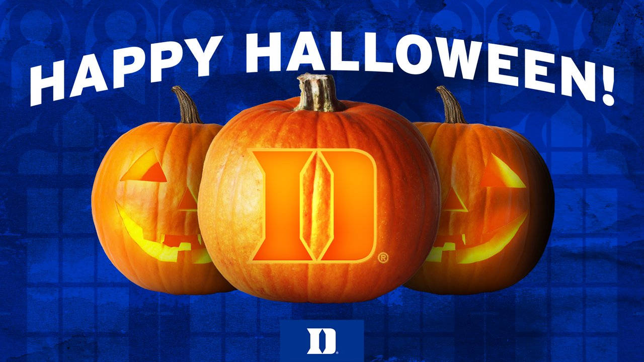 Duke Blue Devils Halloween Poster Wallpaper