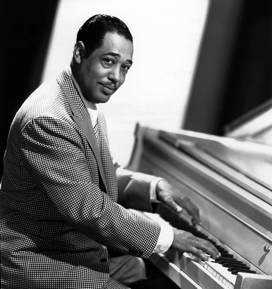 Duke Ellington Piano Portrait Wallpaper