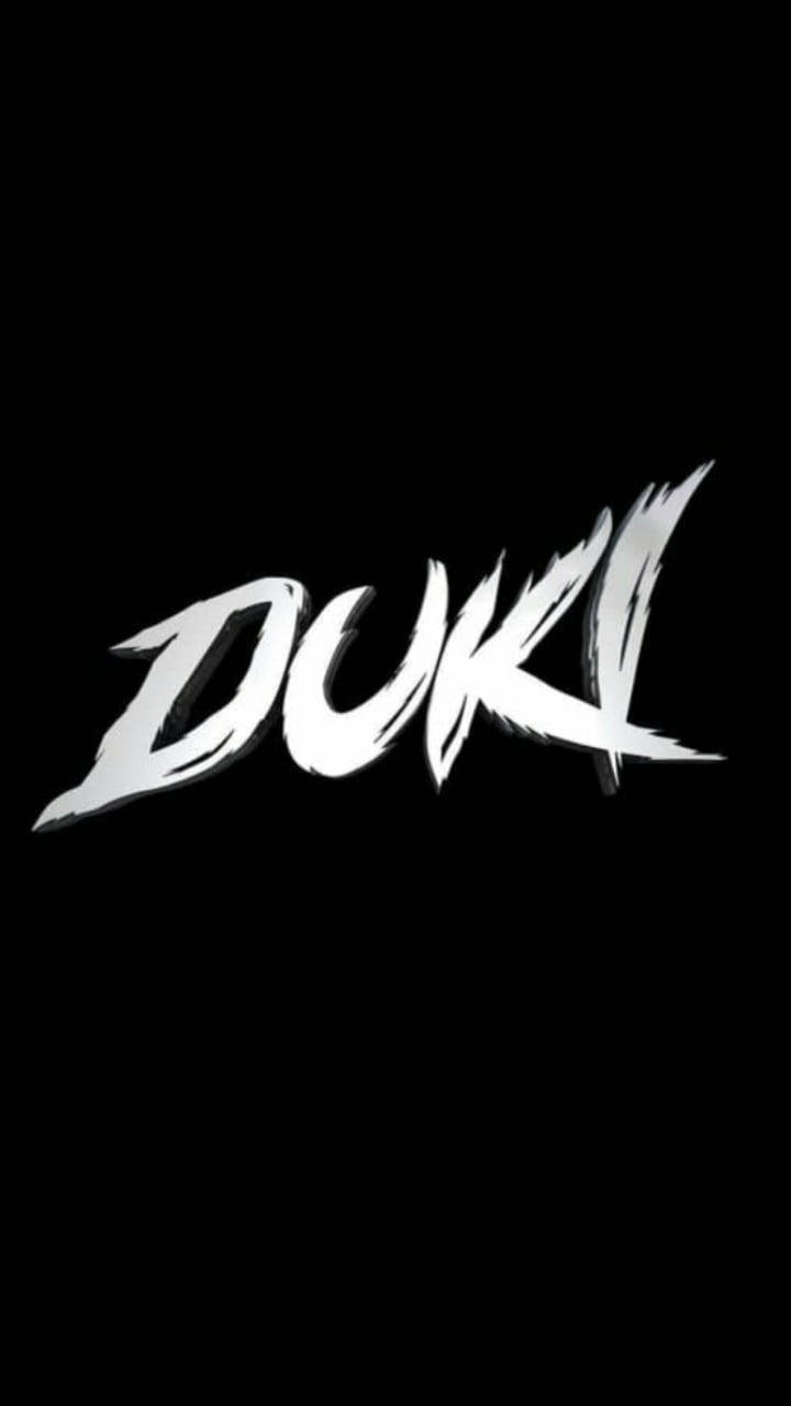 Duki Word Script Wallpaper