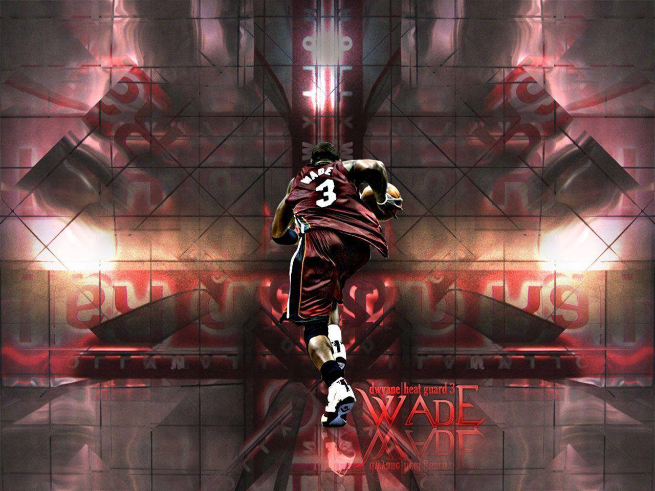 Dwyane Wade Number Three Jersey Hd Digital Art Wallpaper