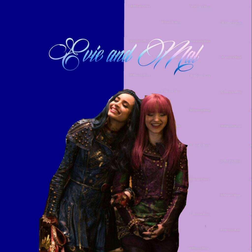 Dynamic Duo - Mal And Evie From Descendants Wallpaper