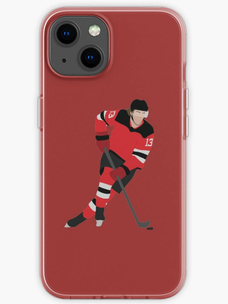 Dynamic Nico Hischier Captured On Phone Screen Wallpaper