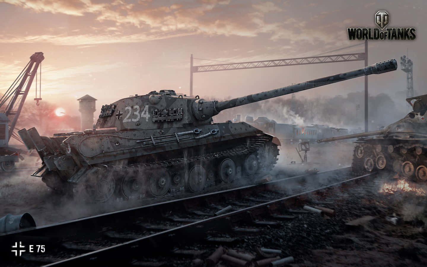 E75 Model 1440x900 Tanks Wallpaper