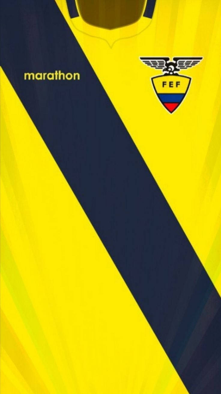 Ecuador National Football Team Marathon Jersey Wallpaper