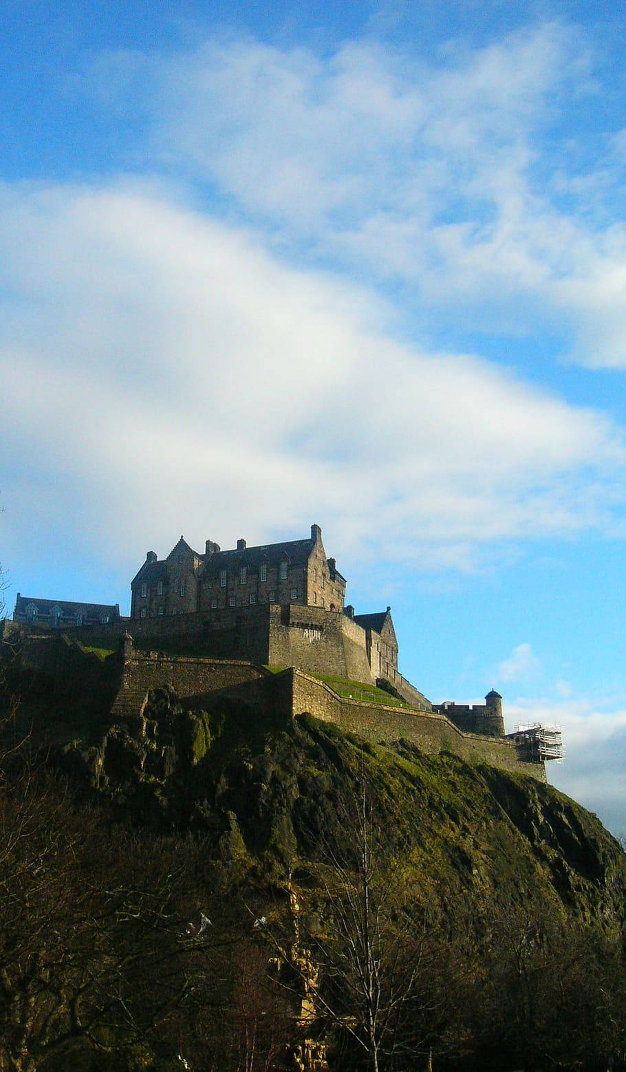 Edinburgh Castle Vertical Photo Wallpaper