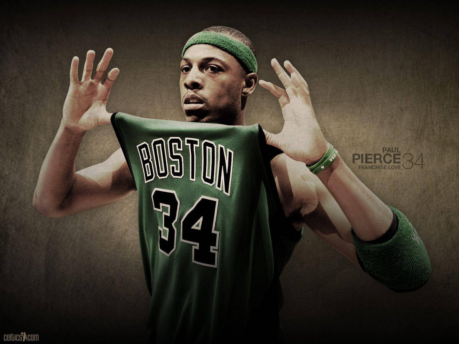 Edit Of Paul Pierce Showing Off Uniform Wallpaper