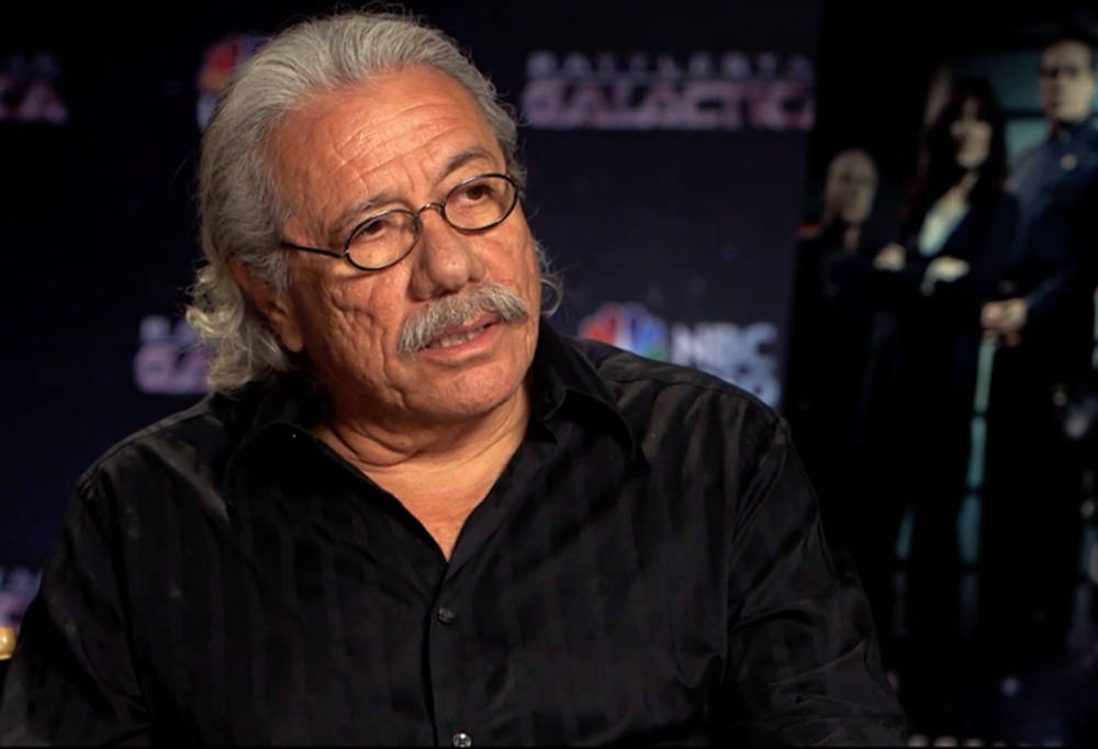 Edward James Olmos In Black Wallpaper